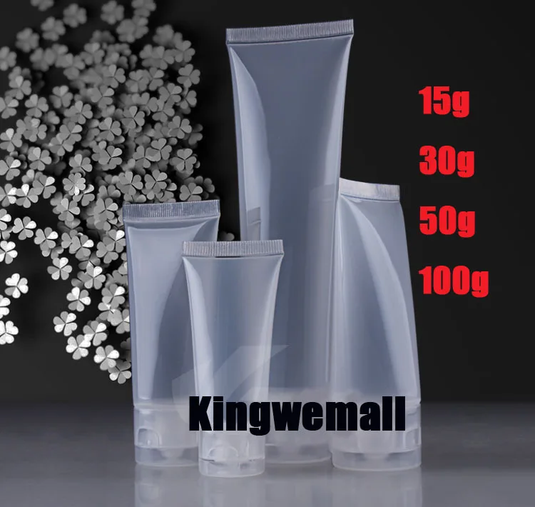 300Pcs/Lot Sample Tube, 50ML Plastic Tube Container, 50g Empty Hand