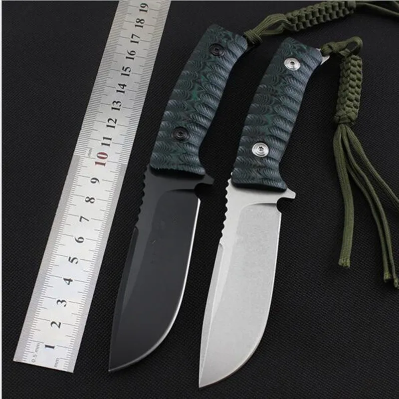 Дешевый Высокое качество FX 131 фиксированной D2 лезвие зеленый черный рукоять из микарты охотничий нож Открытый Кемпинг выжить ножей amp; K оболочка