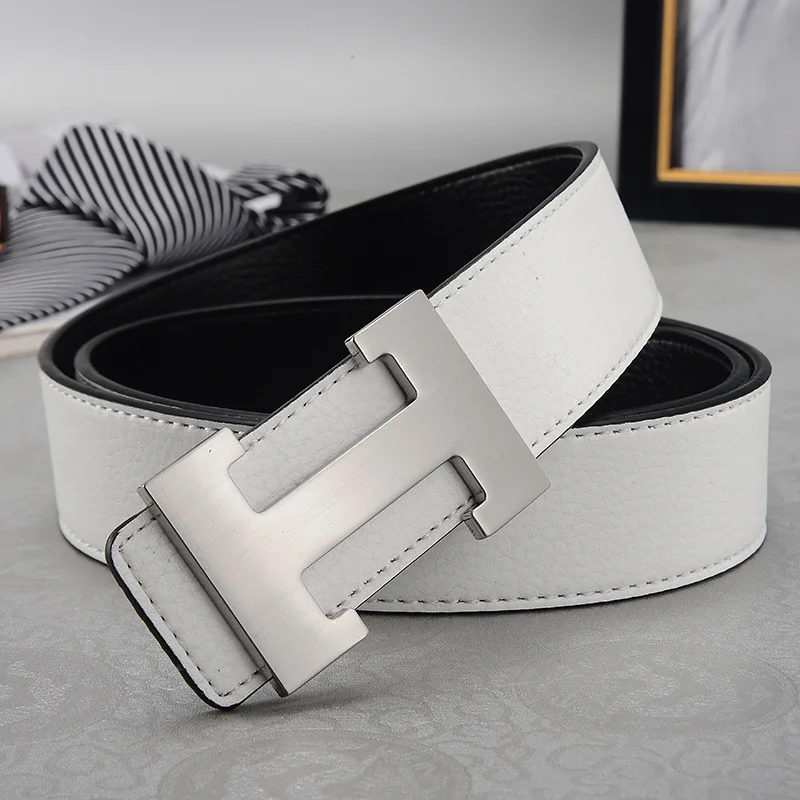 

2019 Genuine Leather Designer Belts High Quality Smooth Buckle Belt Leather Belt Buckle Belts for Men Women Leisure