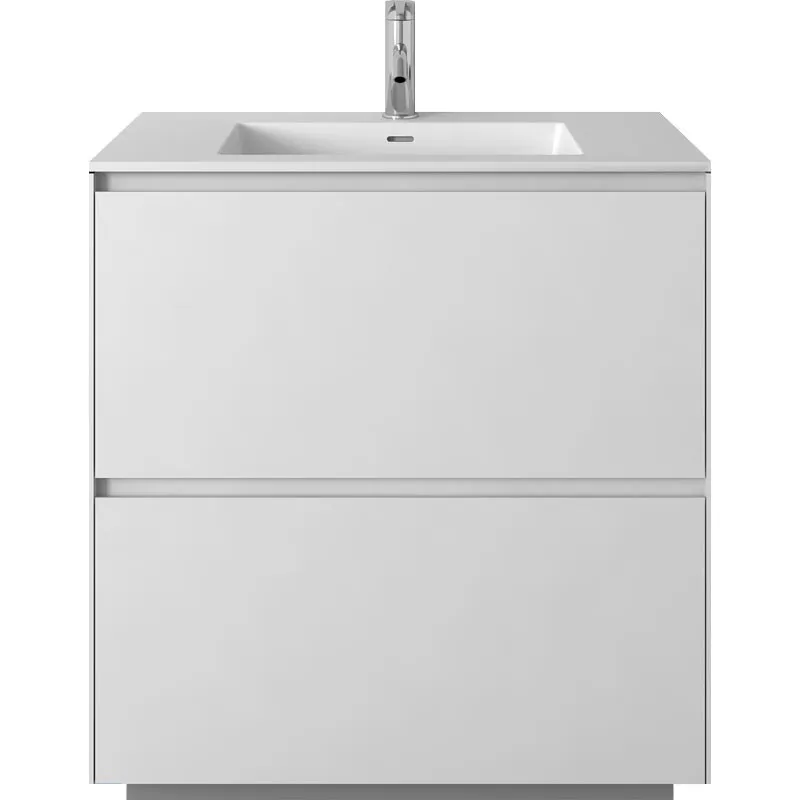 800mm Bathroom Furniture Free Standing vanity Stone Solid Surface Blum Drawer Cloakroom Wall Hung Cabinet 2941