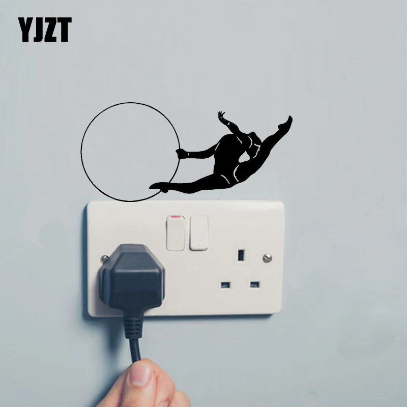

Gymnastics Rhythmic Light Switch Sticker Wall Decal Vinyl 7SS0106