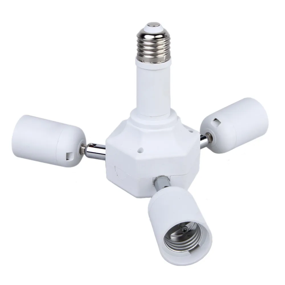 

Newest E27 screw 3 + 1 E27 universal conversion socket head for Home and Studio daylight bulbs
