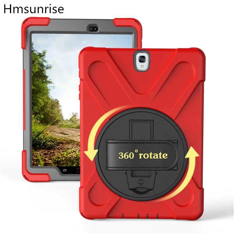 Чехол Hmsunrise для Samsung galaxy tab a 9 7 T550 T555 безопасный ударопрочный Прочный силиконовый