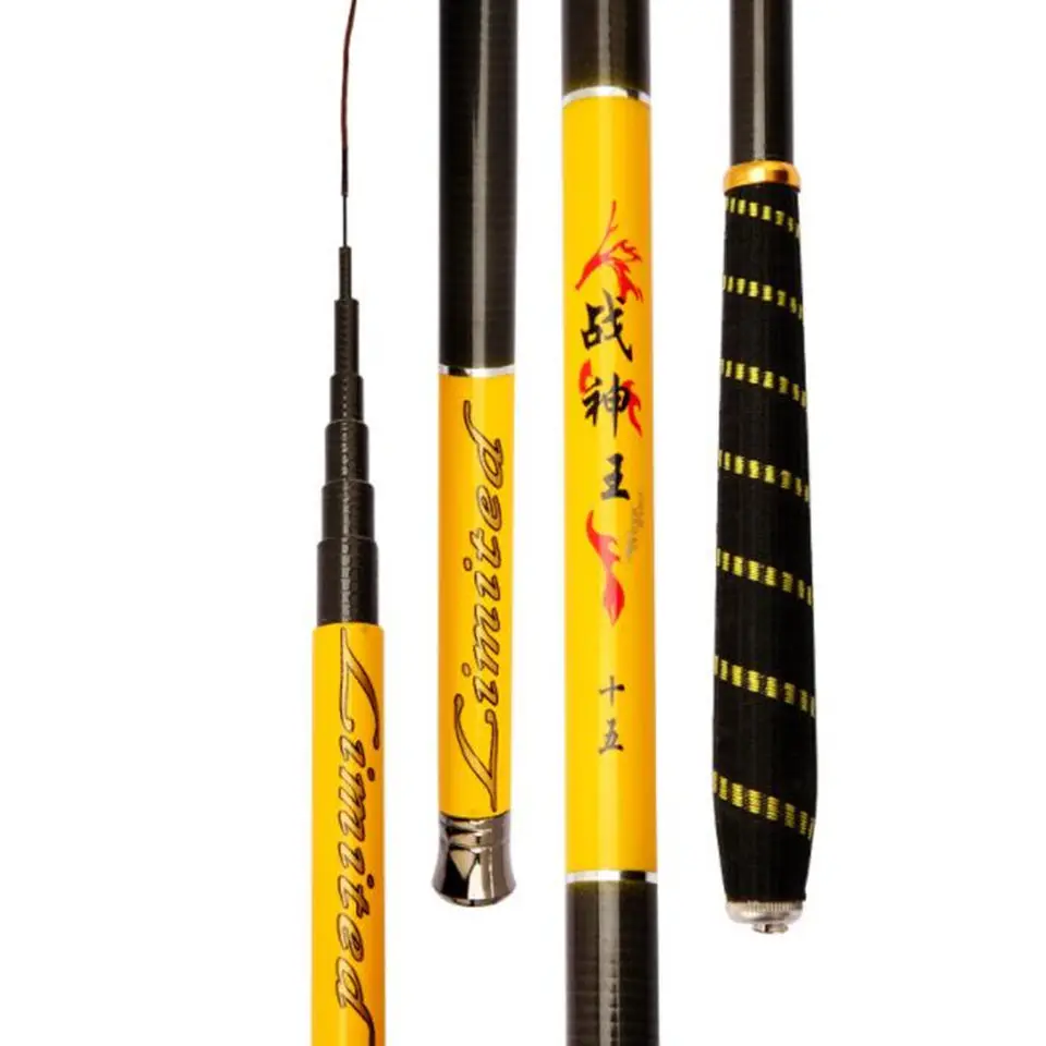 

Ultralight Fishing Rod 3.6M-6.3M High Carbon Fiber Casting Spinning Rod Telescopic Easy To Carry Carp Striped Bass