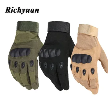 

Us Military Tactical Gloves Outdoor Sports Army Full Finger Combat Motocycle Slip-resistant Carbon Fiber Tortoise Shell Gloves