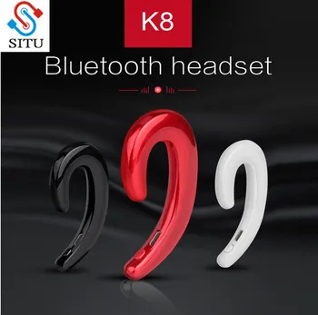 

SITU K8 Bone Conduction Earphone Sport Bluetooth Headset Hands free Car Driver earphones Earhook wireless earphones With Mic