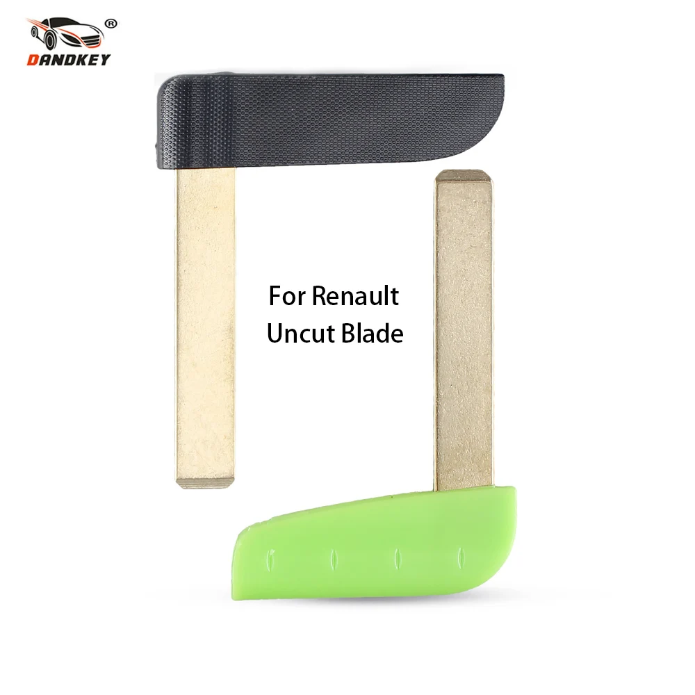 

Dandkey Uncut Blank Smart Card Insert Remote Emergency Small Key Blade For Renault For Megane Laguna Koleos Scenic Replacement
