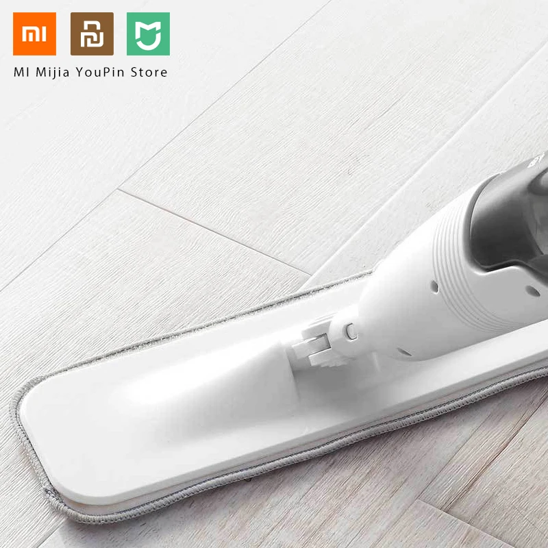 Xiaomi Deerma подметальная машина для распыления воды Mijia очиститель пола из углеродного волокна швабры для пыли 360 Вращающийся стержень 350 мл резервуар для восковой швабры