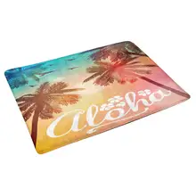 Летний Пляжный Придверный коврик Aloha Большой 30X18 дюймов нескользящий передний коврик у входной двери коврик