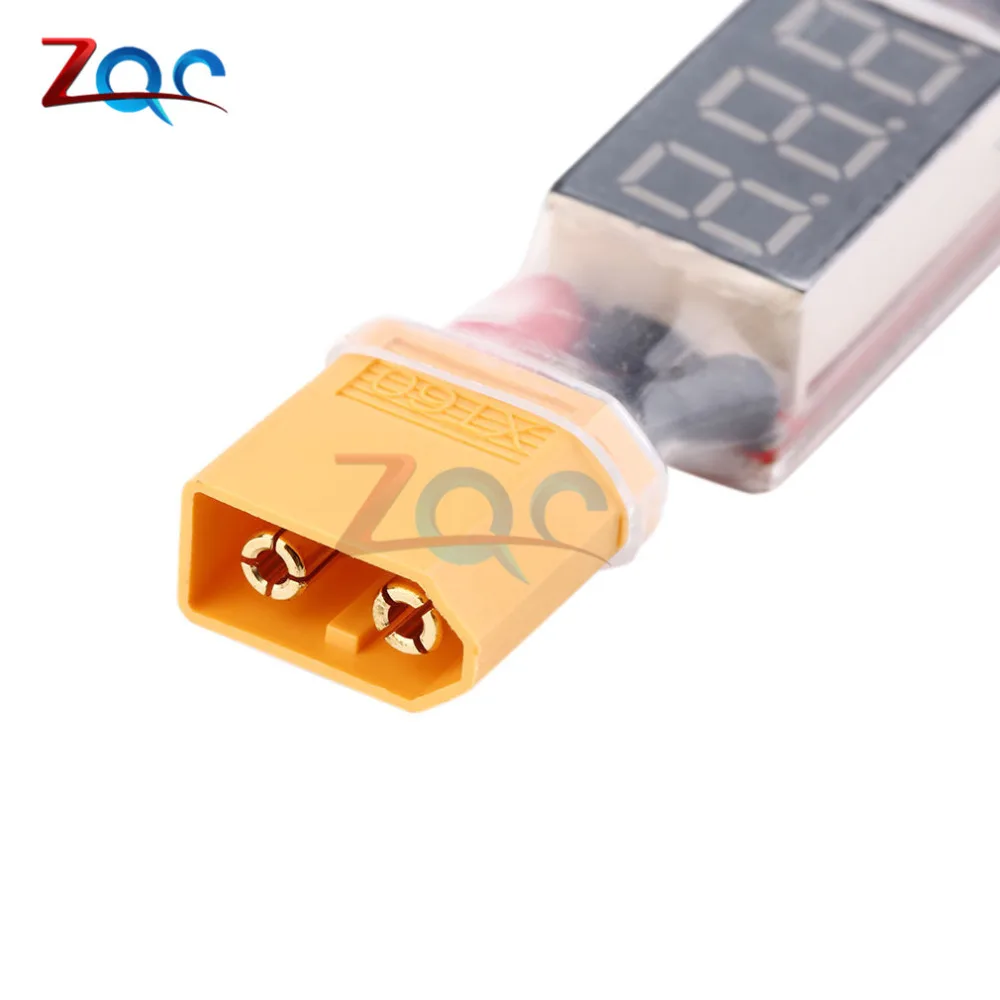 Convertisseur de batterie LiPo 2S-6S vers USB 5V 2A, câbles et connecteurs en gros plan