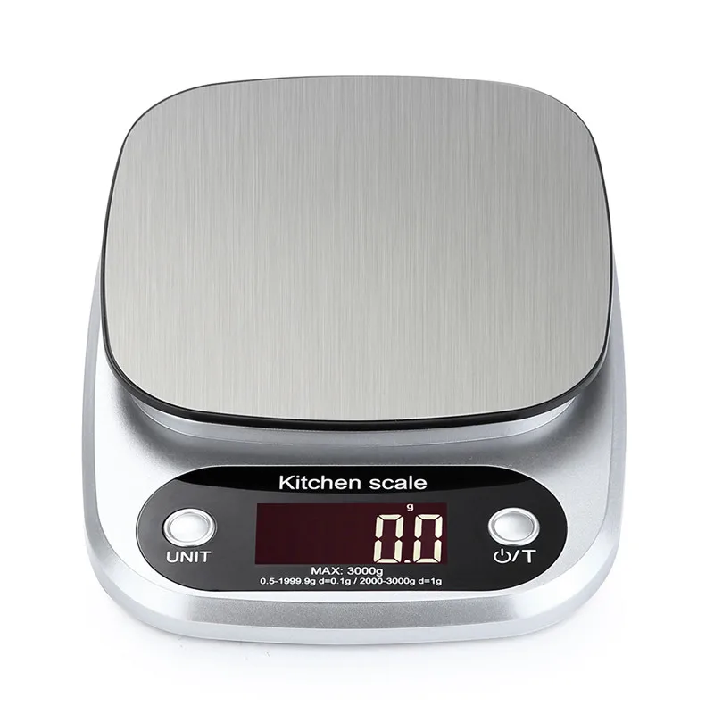 10 кг ЖК электронные кухонные весы для приготовления пищи измерительные инструменты цифровые из нержавеющей стали цифровые весы для взвешивания пищевых продуктов XNC