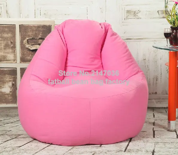 cheap Brown sofa bean bag seat, outdoor beanbag furniture chair high back support lazy chairs