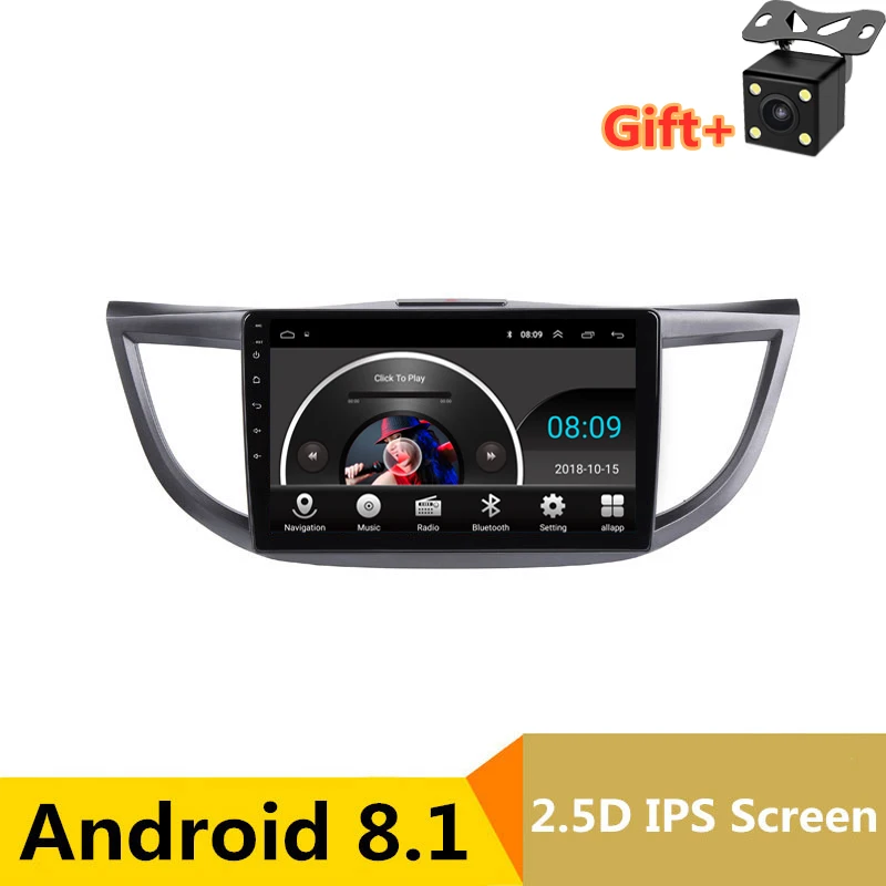 Excellent 10" 2.5D IPS Android 8.1 Car DVD Multimedia Player GPS For HONDA CRV 2012 2013 2014 2015 2016 audio car radio stereo navigation 0 Excellent 10" 2.5D IPS Android 8.1 Car DVD Multimedia Player GPS For HONDA CRV 2012 2013 2014 2015 2016 audio car radio stereo navigation 0