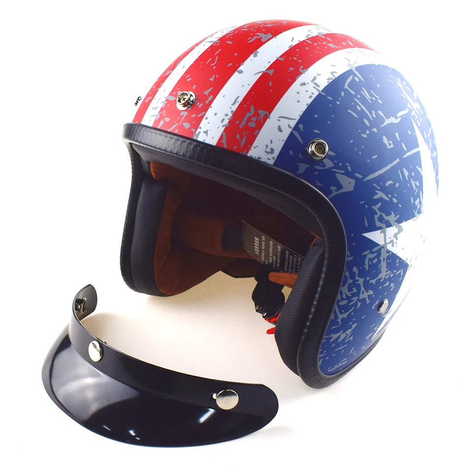 captain america dirt bike helmet