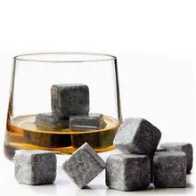 Камни для виски многоразовые ледяные камни охлаждающие камни кубики в подарочной коробке с сумкой набор из 9 для виски Бурбон