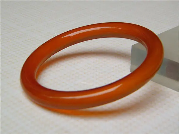 

FREE SHIPPING>>>@@ NEW NATURAL RED ICE THOROUGHLY PERFECT AGATE BRACELET CHALCEDONY 64.5MM NEW