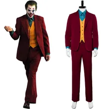 Бэтмен Joaquin Феникс Джокер косплей костюм Взрослый мужской женский костюм нарядный Хэллоуин костюмы на заказ