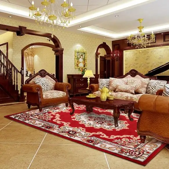 Ameircan стиль большой толстый цветочный современный ковер абсорбирующий нескользящий для гостиной ковер для спальни журнальный столик коврик игровой коврик