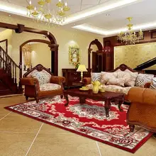 Ameircan стиль большой толстый цветочный современный ковер абсорбирующий нескользящий для гостиной ковер для спальни журнальный столик коврик игровой коврик