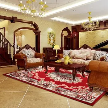 

Ameircan Style Large Thick Floral Modern Carpet Absorbent Non-slip for Living room Carpet Bedroom Coffee Table Area Rug Play mat