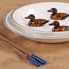 Бамбуковый достаток печати милый держатель для палочек коробка набор китайские характеристики