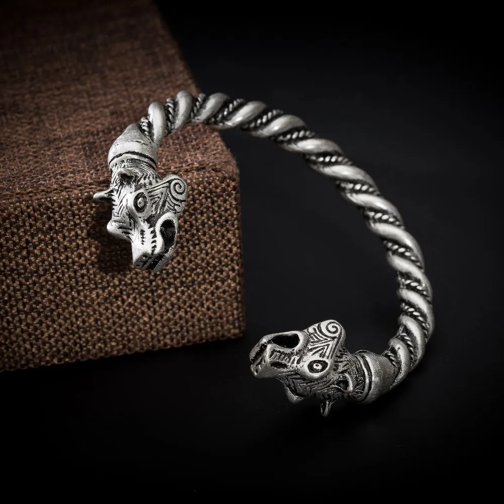 Massive Viking Wolf Bracelet Pagan Bracelets Bangle Wristband Best Friend Gift Nordic Vikings Cuff|bracelet cuff|bangle braceletbangle - AliExpress