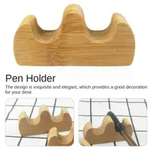 1 шт., деревянная кисть для письма, 2 порта, Китайская каллиграфия, ручка для рисования акварельными чернилами, школьные офисные принадлежности