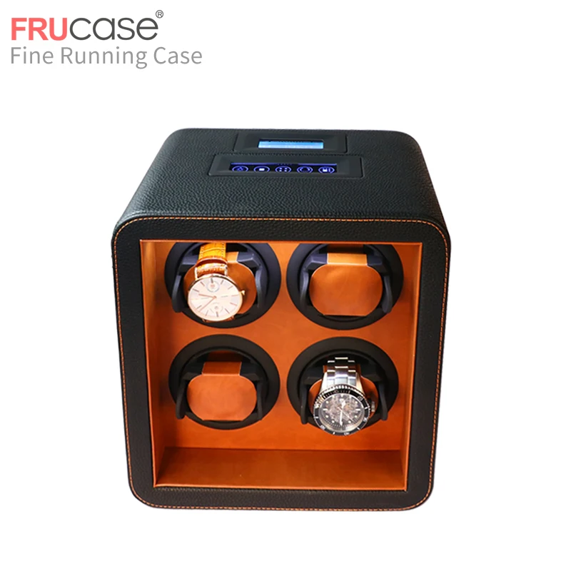 FRUCASE часы winder box дисплей шкаф коллектор со светодиодным сенсорным экраном