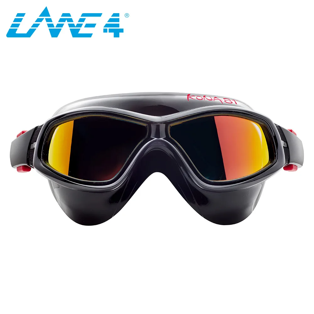 LANE4 плавать K934 зеркало очки изогнутые линзы маски силиконовые прокладки Анти-туман УФ Триатлон защита для взрослых #93410