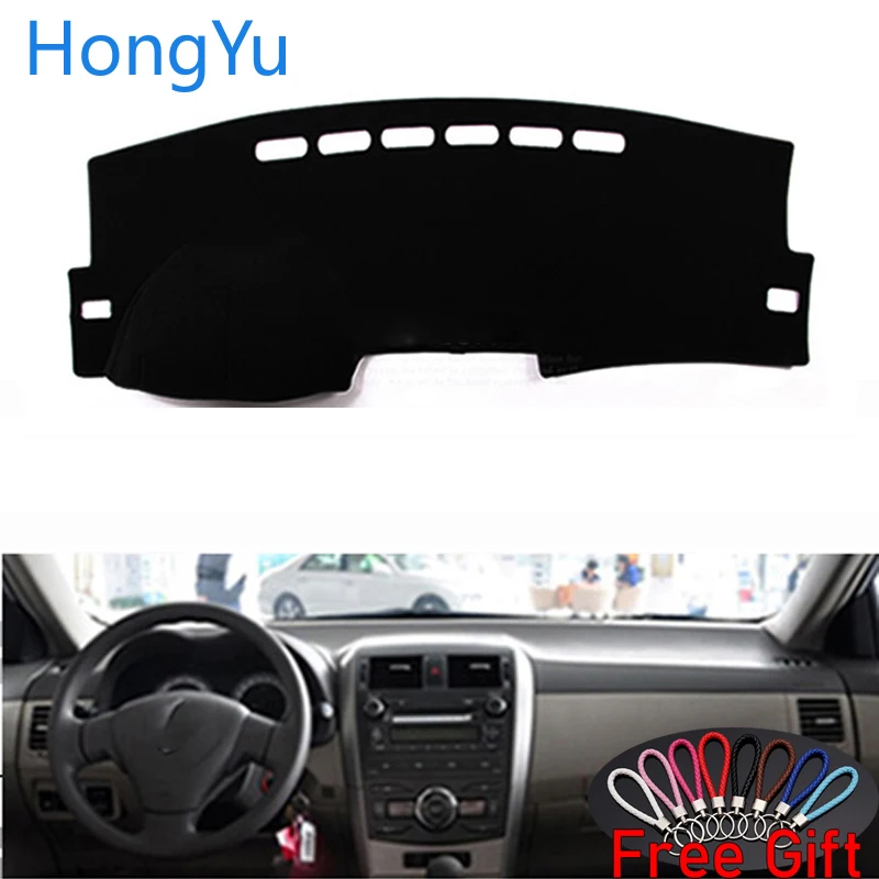 

For Toyota corolla 2007 - 2013 Interior Accessories Auto Car Dashboard Cover Dash Mat Board Pad Carpet Dashmat Anti-UV Mats