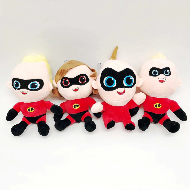 

20cm The Incredibles 2 Plush Toys Mr. Incredible Family Bob Helen Jack Plush Doll Toy Soft Stuffed Toys for Children Kids Gifts