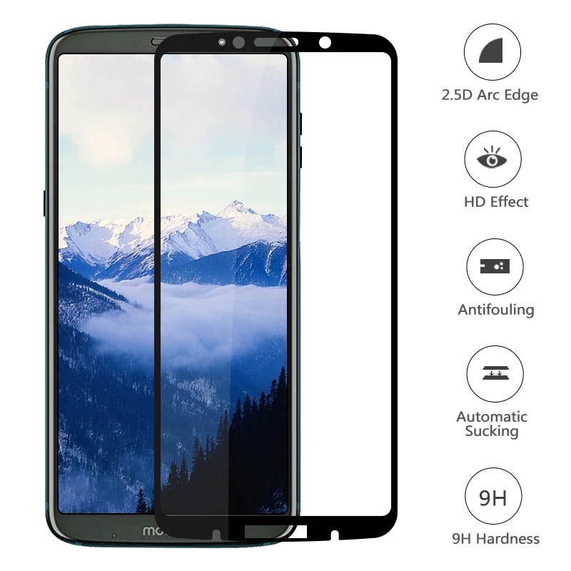 Полное покрытие закаленное стекло для Motorola Moto Z3 Play 2018 телефона Защитная пленка экрана Передняя