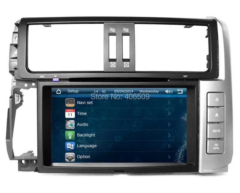 Flash Deal 8" Car DVD Player for Toyota Prado 150 Series TX TXL 2010 2011 2012 2013 with GPS Navigation Radio BT USB SD AUX Stereo Audio 2
