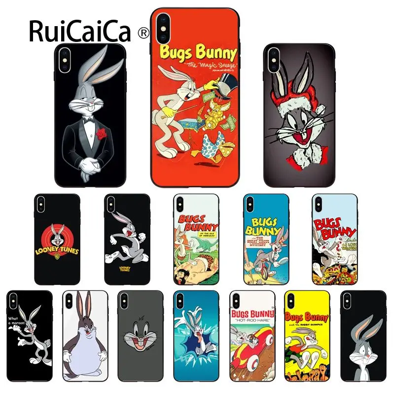 Ruicaica жуки Банни Новинка чехол для телефона Fundas Apple iPhone 8 7 6 6S Plus X XS MAX 5 5S SE XR |