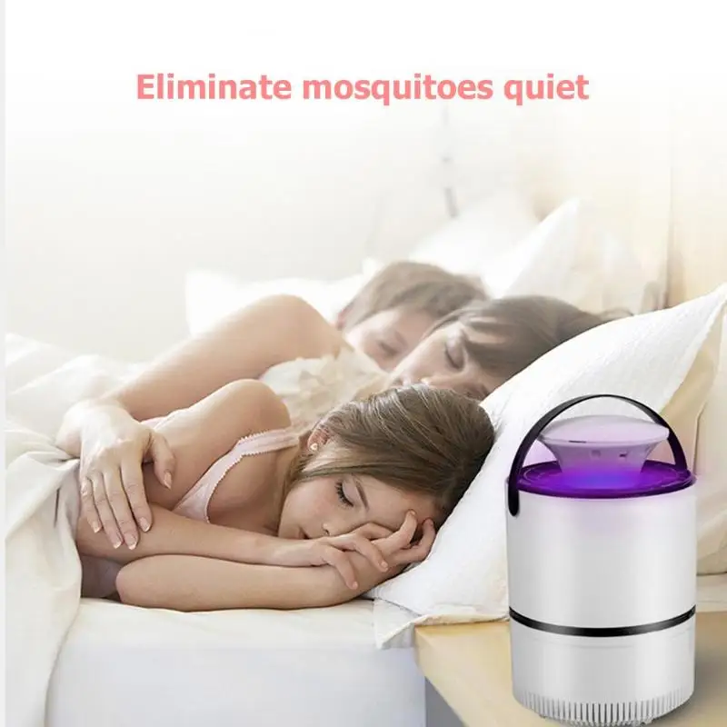 Mosquito killer USB Электрический комаров killer лампа Фотокатализ немой домашний светодиодный жучок ловушка для насекомых Zapper ловушка без излучения