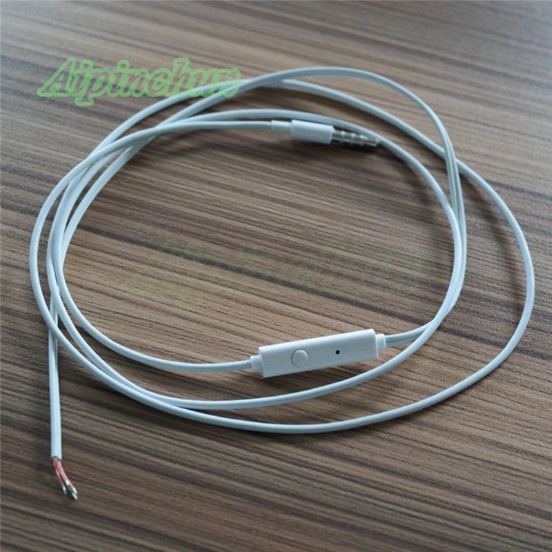 Aipinchun 3 5 мм DIY аудио кабель для наушников с микрофоном запасной провод стандартный
