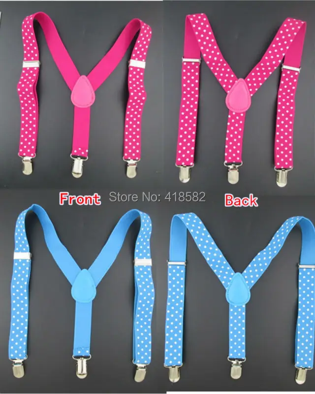 Рисунок 3 - Детские подтяжки с принтом в горошек