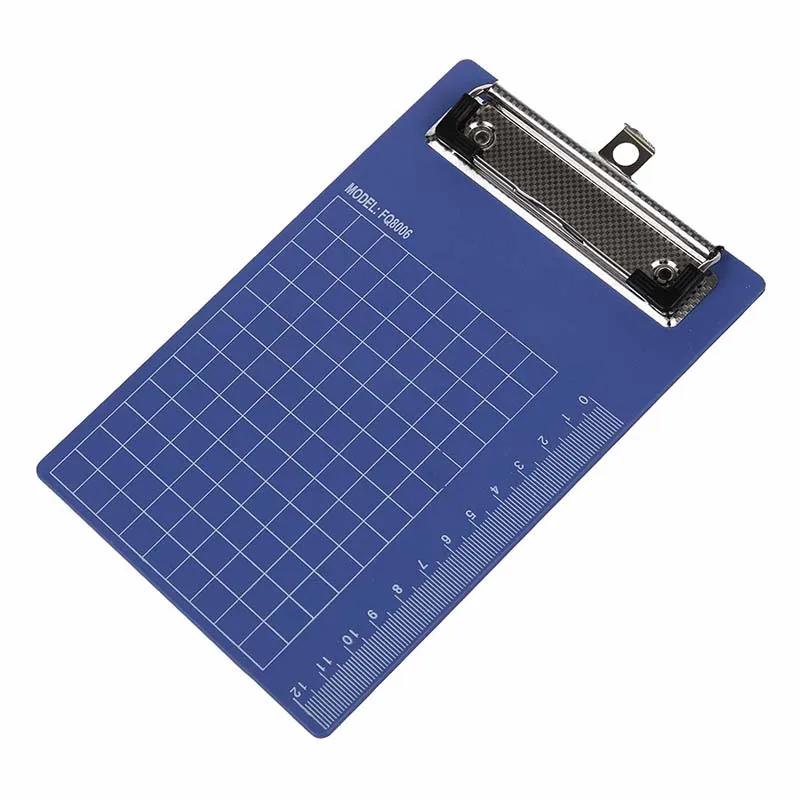 

Pad Clip Holder Folder Plastic Clipboard Blue Purple for paper A6