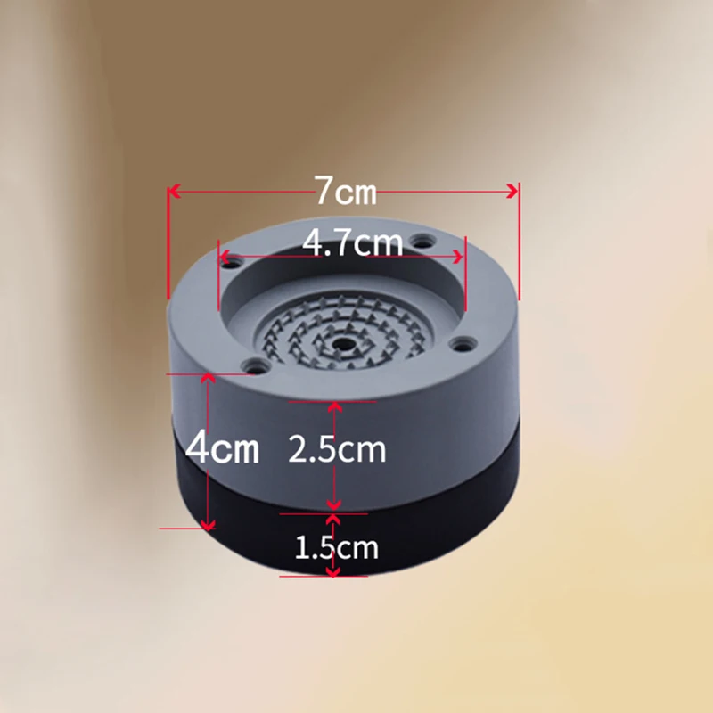 

4 Pcs Washing Machine Refrigerator Mute Rubber Mat Anti Vibration Anti Shock Pad TT-best