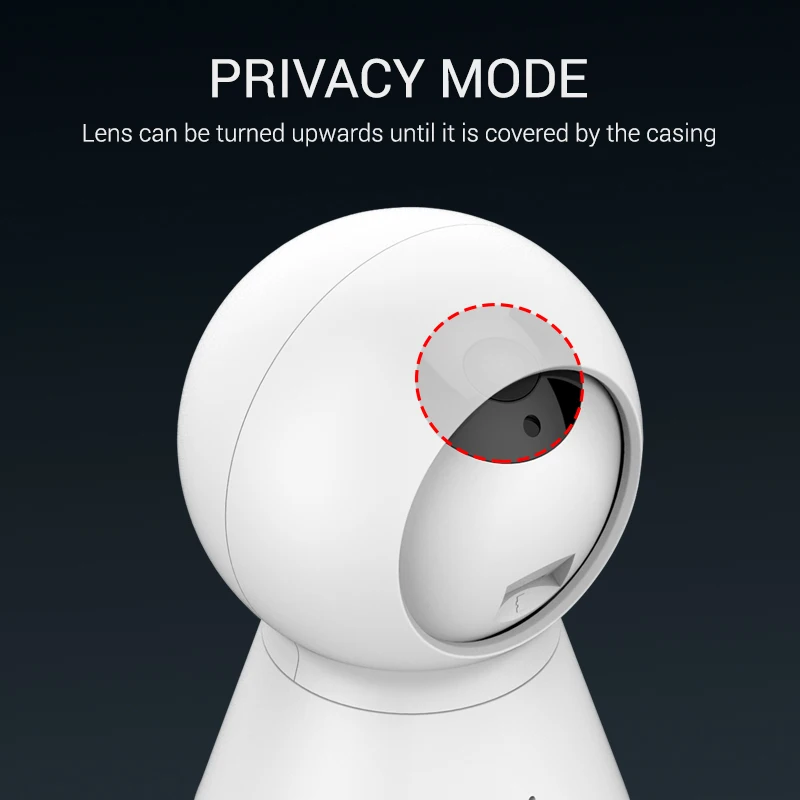 Работает на YI 1080P умная купольная камера WiFi домашняя IP панорамирование/наклон/зум