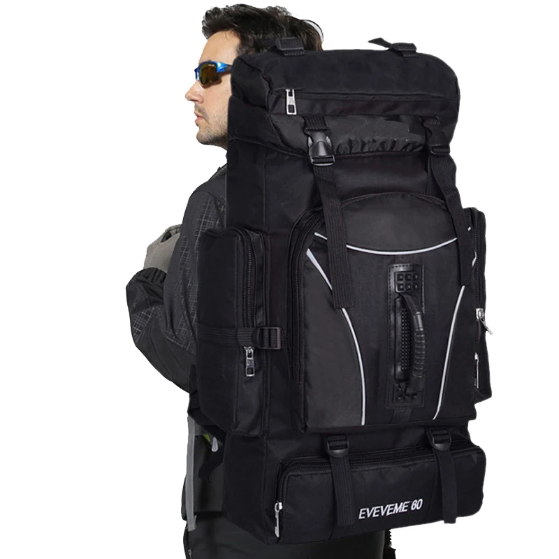 60L Outdoor Backpack Unisex Travel Multi purpose Climbing Backpacks