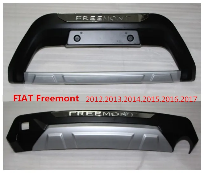 

For FIAT Freemont 2012.2013.2014.2015.2016.2017 Auto BUMPER GUARD High Quality New ABS Guard Plate Front+Rear Car Accessories