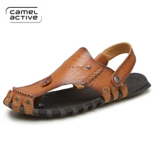 Camel Active/Новые модные летние пляжные дышащие мужские сандалии из натуральной кожи повседневная мужская обувь, большие размеры 38-44