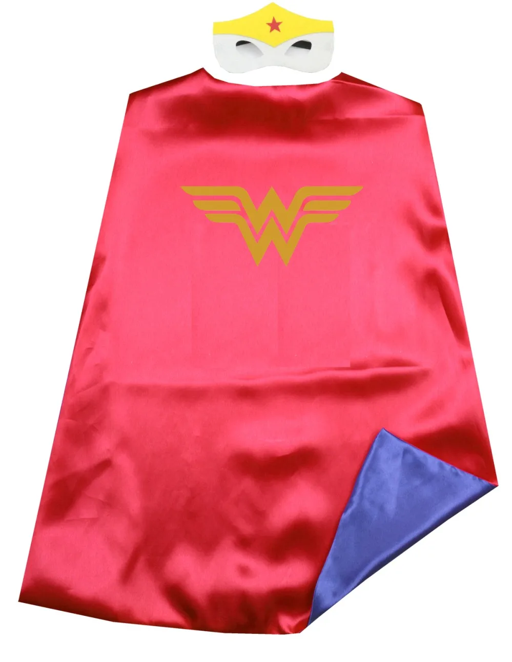 Dress Up Superhero Satin 2layer Justice League Hero Capes masks costume Birthday Party Favor Superhero Capes