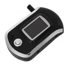 Портативный цифровой тестер спирта для дыхания Ручной ЖК-цифровой тестер на алкоголь/анализатор с синей подсветкой AT6000