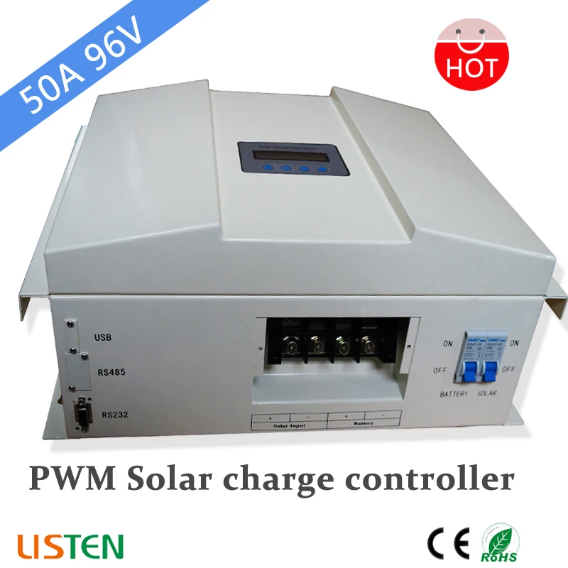

DC 96V 30A/40A/50A/60A/70A PV Charge Controller/Solar Charger Battery Solar