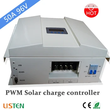 

Factory sales 96V 50A PWM Solar Charge Controller with RS232 function