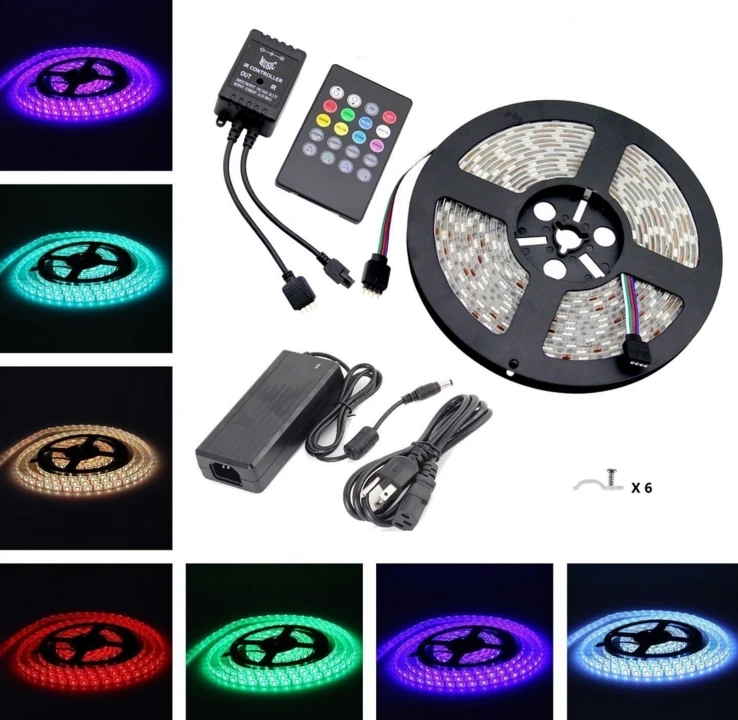 Светодиодная лента [Seven Neon]5050 RGB светильник аемая Диодная SMD 5 м с музыкальным