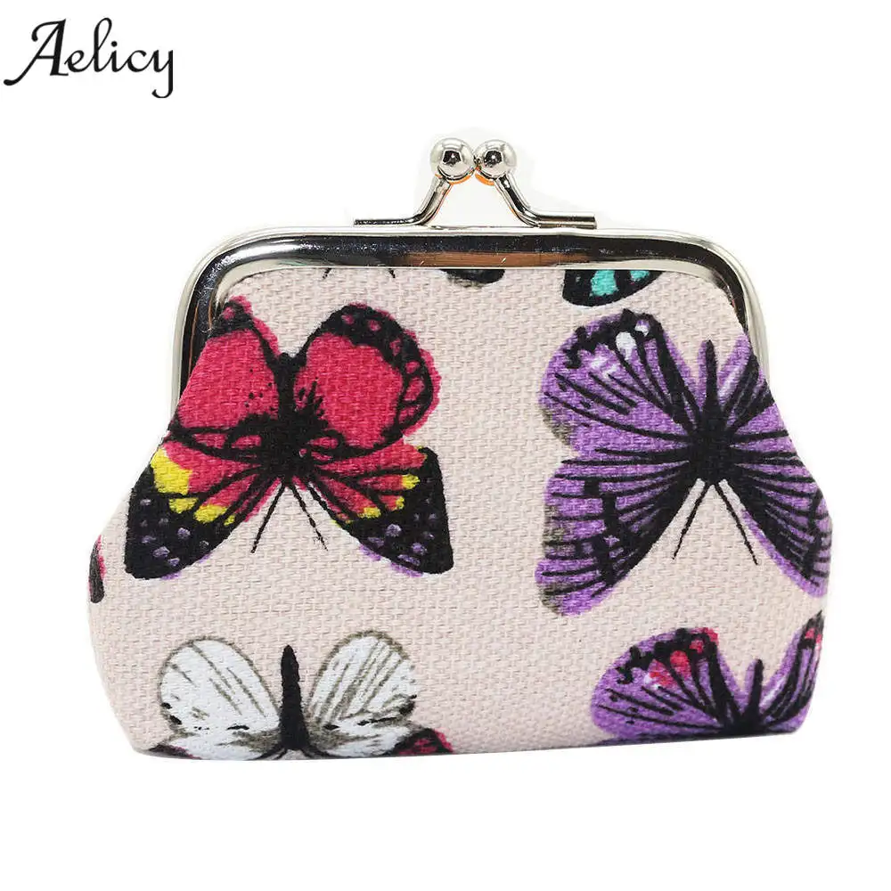 Aelicy luxury Mini Butterfly Flower Small Wallet Luxury Card Holder Women Case Coin Purse Clutch ...