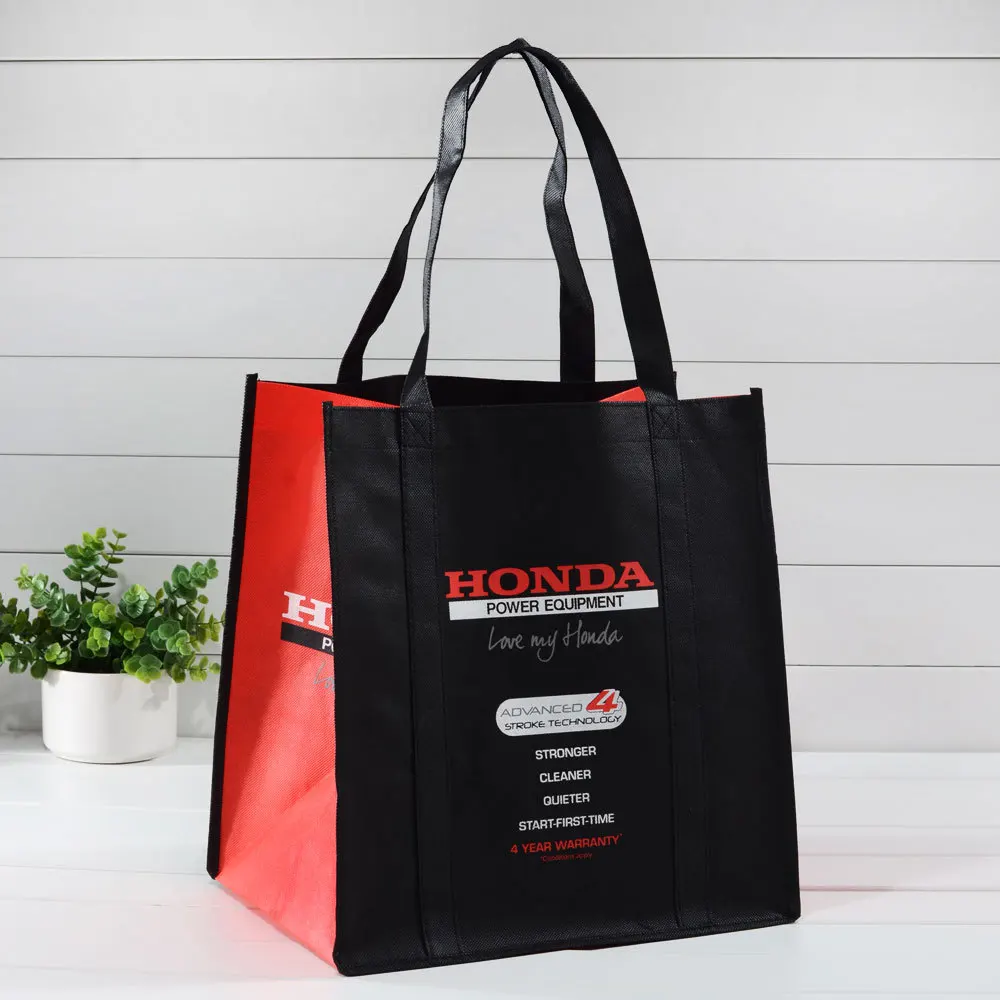 500 шт./лот Заказная Нетканая хозяйственная сумка, Нетканая сумка с пользовательским логотипом
